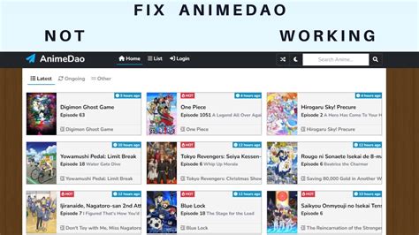 How to Fix animedao is not working | why is animedao not working - YouTube