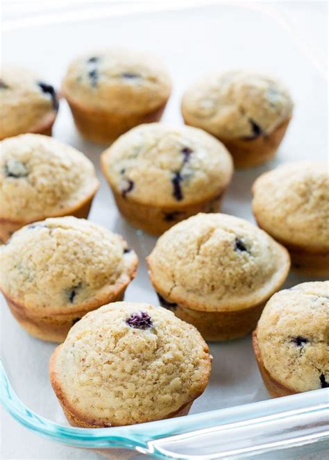 Lemon Almond & Blueberry Muffins – Super Nummy