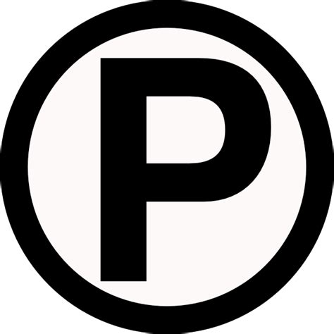 Parking symbol PNG