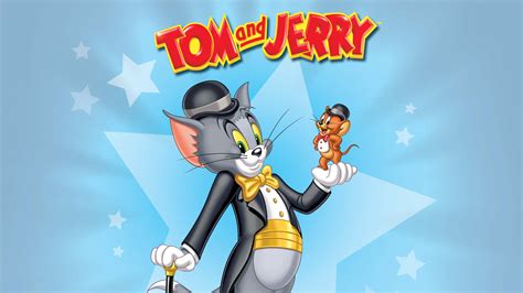 Download Tom and Jerry in a confused standoff | Wallpapers.com