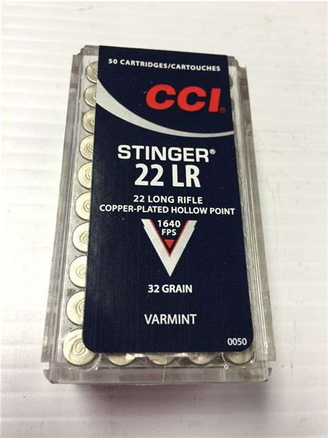 500 rounds CCI Stinger .22 LR 32Gr Varmint HP 22 – The M&P Depot