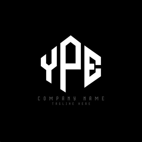 YPE letter logo design with polygon shape. YPE polygon and cube shape logo design. YPE hexagon ...