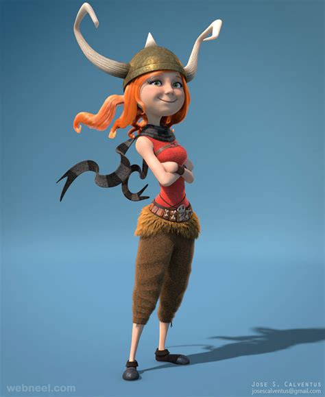 30 Stunning Maya 3D Models and Character designs for your inspiration