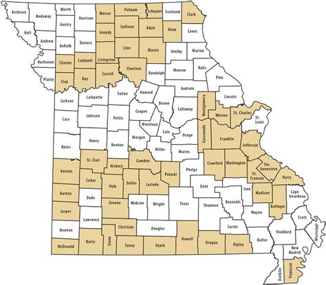 Missouri Cwd Counties 2025 - Betti Chelsea