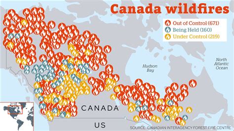 Canada fires map: Where wildfires have spread in Yellowknife and the ...