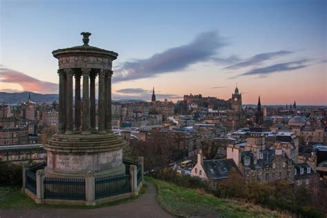 Sunrise from Calton Hill in Edinburgh | Stravaiging around Scotland