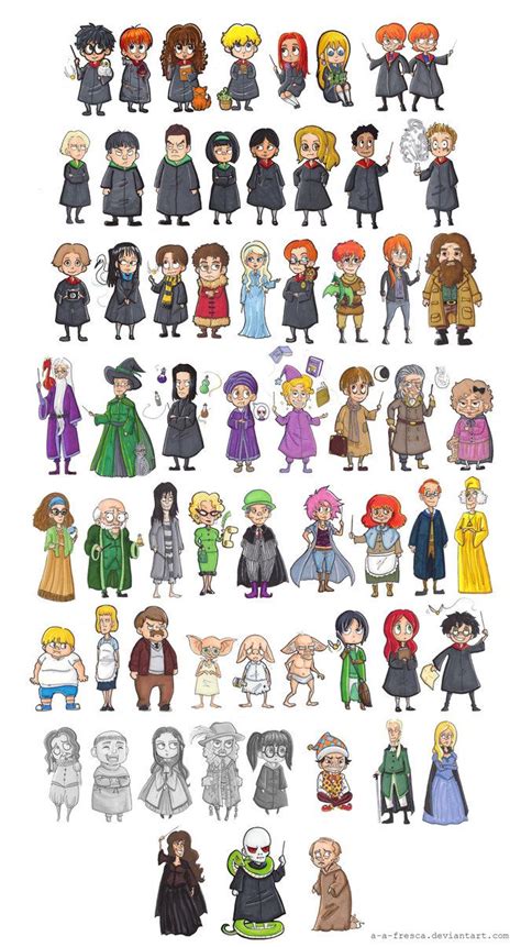 Harry Potter - Characters by A-A-Fresca on deviantART | Harry potter ...