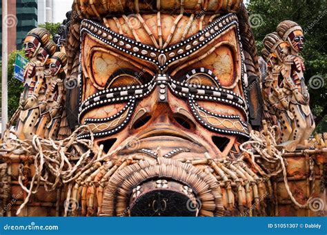 Rio Carnival Float Decorations Editorial Photography - Image of mask, sambodrome: 51051307