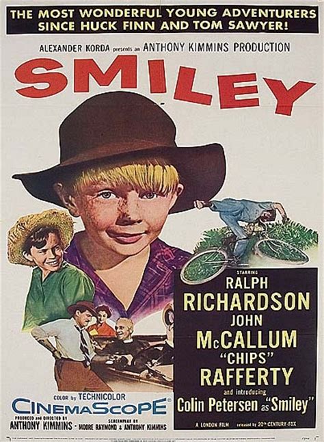 1956 'Smiley' movie poster, starring Ralph Richardson and chips… - Sporting & General ...