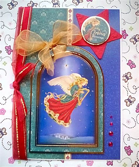 Beautiful Angel Christmas Card Christmas Blessings Card - Etsy