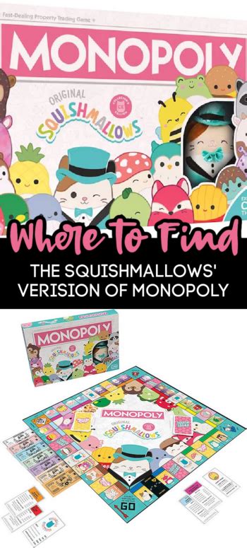 Squishmallows Monopoly Exists and There's Even a Squishmallow Pillow ...