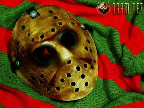 Jason Voorhees mask "Freddy vs. Jason" Friday the 13th-in Party Masks ...