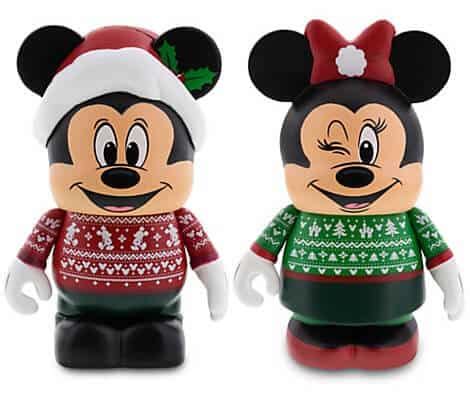 New Vinylmation Mickey and Minnie Mouse Eachez 3'' Figure - Holiday 2015 from Disney Store ...