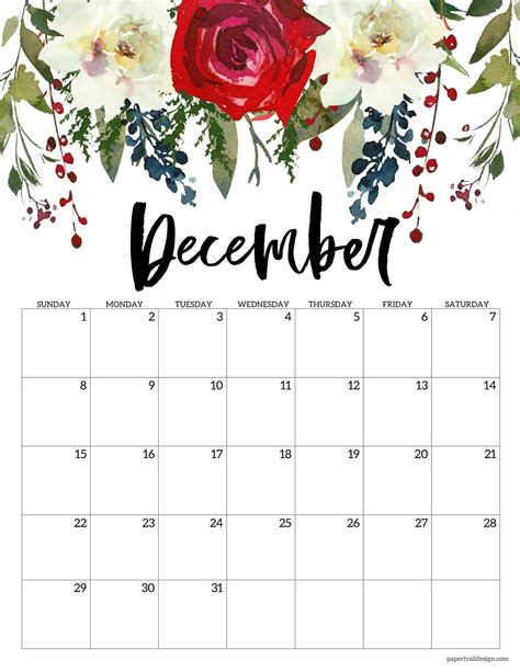 November December 2024 January 2024 Calendar Printable - Berty Chandra