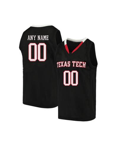 Men's Under Armour Custom Texas Tech Basketball Jersey - Red