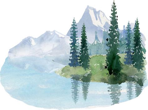 Watercolor Mountain Forest Images – Browse 41,098 Stock Photos, Vectors ...