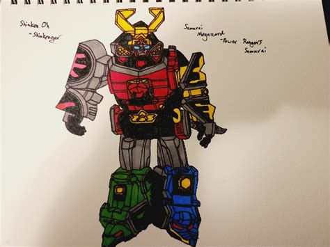 My Drawing of the Samurai Megazord | Fandom