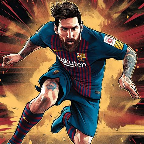 Download Ai Generated, Messi, Football. Royalty-Free Stock Illustration ...