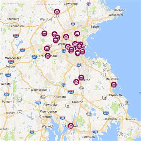 Map The Museums – Museums of Boston