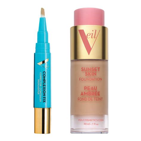 Amazon.com : Veil Cosmetics Complexion Concealer & Foundation Bundle (2P) : Beauty & Personal Care