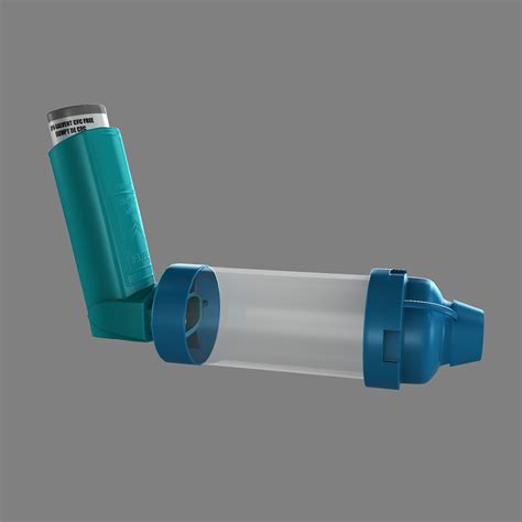 asthma inhaler spacer 3d model