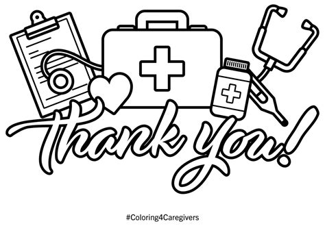 Thank You Nurses Coloring Pages