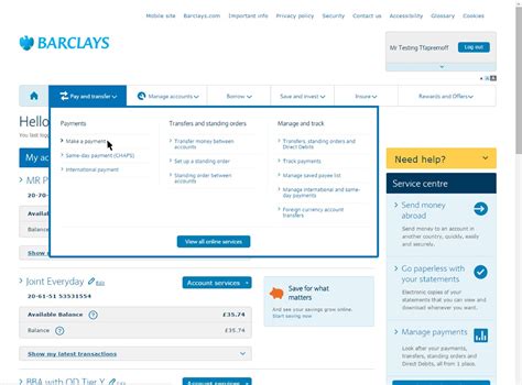 Add new payees and make payments | Barclays