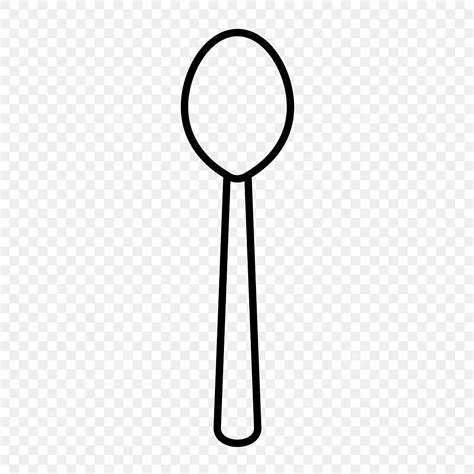 Spoon Outline PNG, Vector, PSD, and Clipart With Transparent Background for Free Download | Pngtree