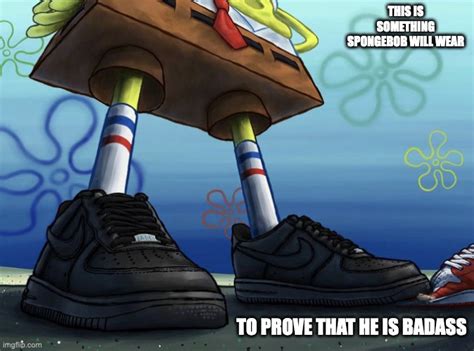 SpongeBob With Running Shoes - Imgflip