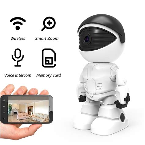 Baby Monitor Robot 1080P IP Camera WiFi and Motion Detection - Orbisify.com