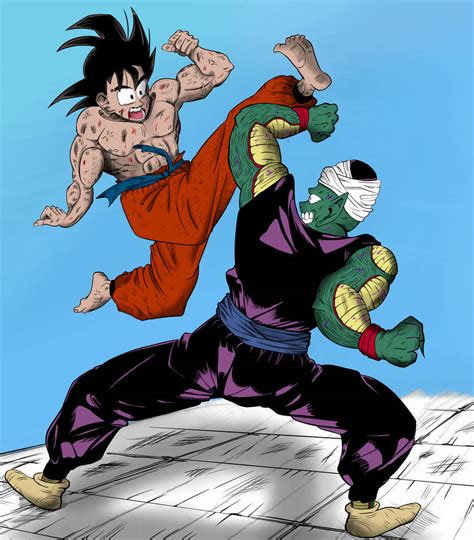 Goku vs Piccolo Jr (Inspired by @omochi_DB) by Piotro2 on DeviantArt