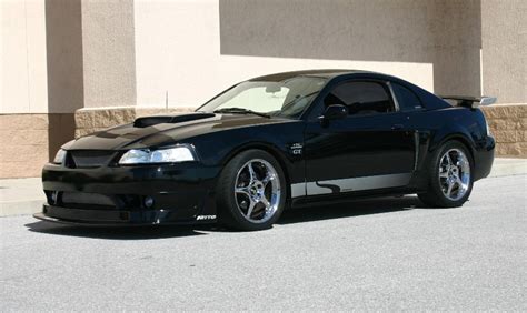 Black 2003 Ford Mustang GT Steeda Coupe