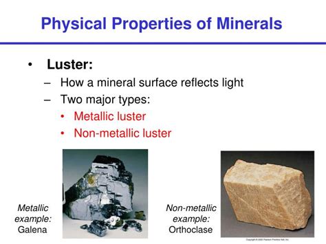 PPT - Chapter Outline: Preview of Properties of minerals Lab exercise Mineral lab tour ...