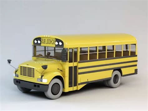 North American School Bus Free 3d Model - .Max - Open3dModel 47893