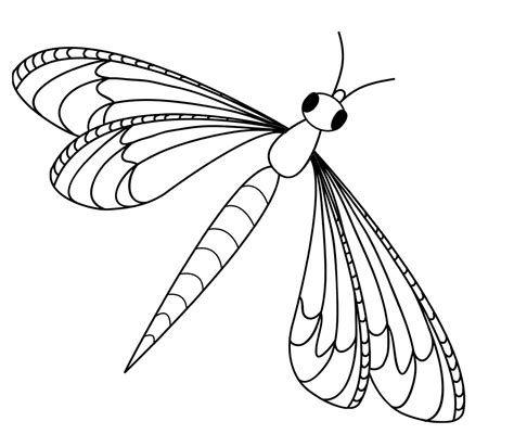 Printable Dragonfly Coloring Pages | Coloring pages, Cartoon coloring pages, Free printable ...