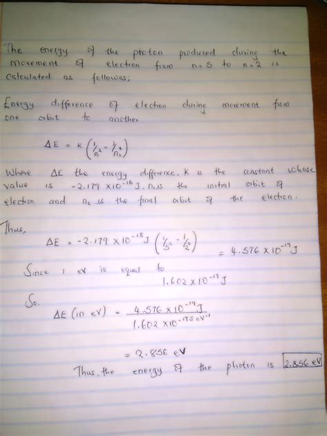 [Solved] The electron volt (eV) is a convenient unit of energy for... | Course Hero