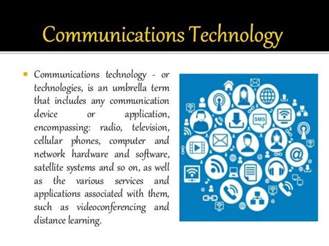 Effect of communication technology