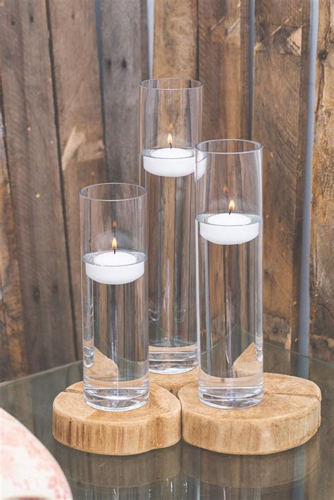 Richland Floating Candles & Sloan Cylinder Vases Set of 3 - Save-On-Crafts