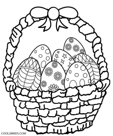 Printable Easter Egg Coloring Pages For Kids | Cool2bKids