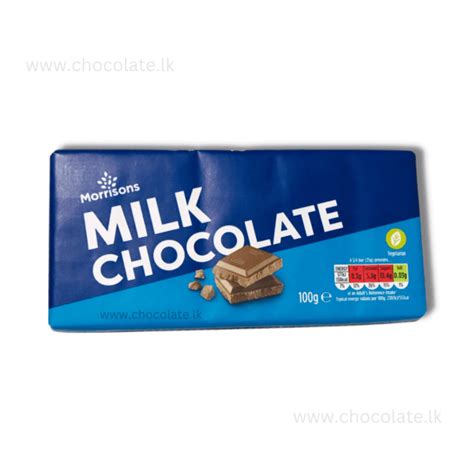 Morrisons Milk Chocolate 100g - Chocolate.lk