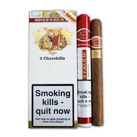 ROMEO Y JULIETA CHURCHILLS A/TUBOS (PACK OF 3) ⋆ Buy authentic Cuban ...