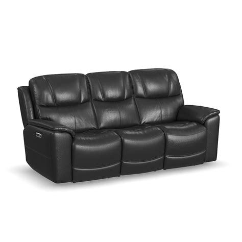 Flexsteel Crew 10051516 Casual Power Reclining Sofa with Power ...