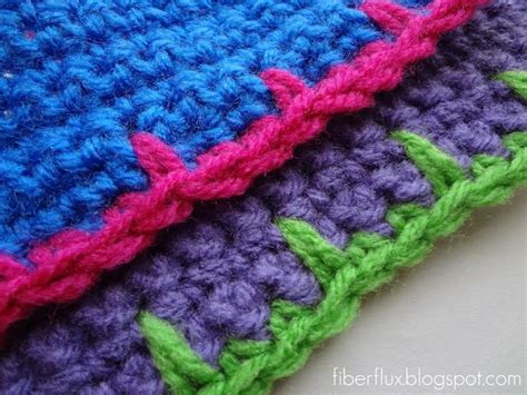 How to Crochet Blanket Stitch Edging • Free Crochet Tutorials