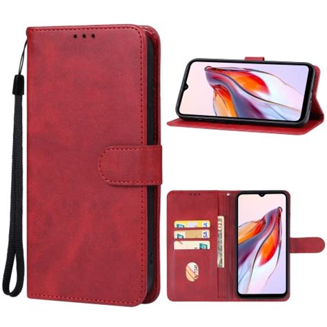 For Xiaomi Redmi 12C Leather Phone Case(Red)