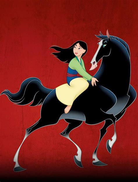 Mulan and Khan | Disney horses, Mulan disney, Mulan