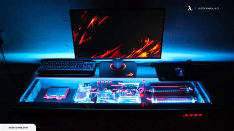 PC Built-in Desk Setup: Combining Style and Functionality