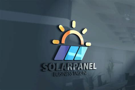 Solar Panel Logo | Creative Logo Templates ~ Creative Market