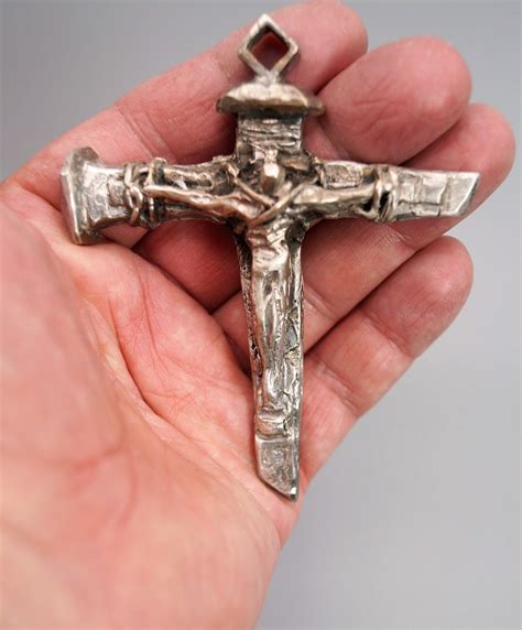 Holy Nail Jesus Crucifixion Nails Cross.contemporary Tau Cross - Etsy