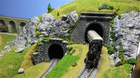 Single Track Tunnel Portal (2) -- Z Scale Model Railroad Tunnel -- #44420 pictures by johnnnykaye