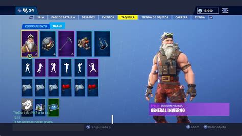 SKIN SANTA CLAUS PRIMER VICTORIA FORTNITE; Battle Royale - YouTube